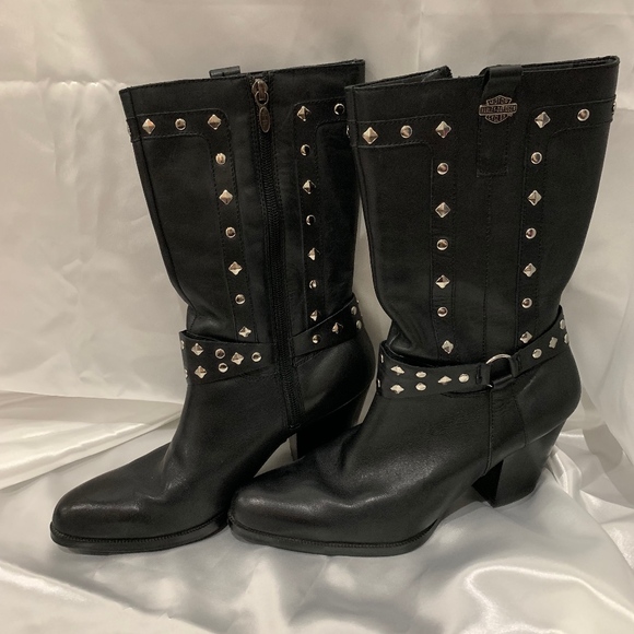 Harley Davidson Studded Boots | Poshmark